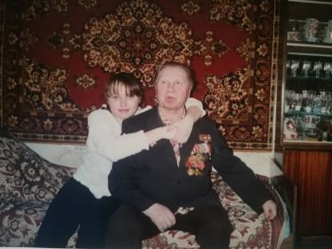 Я и мой дедушка 1996г.