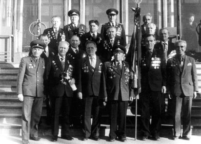 Петраш Григорий Иванович на встрече с ветеранами 1 танкового корпуса 9 мая 1987 г. Калининград