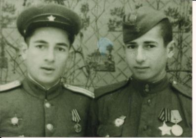 Встреча 2-х родных братьев 15 октября 1945-года в Будапеште