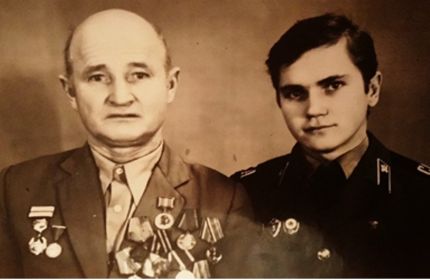 С сыном Николаем