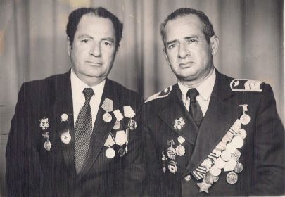 Ветераны войны Шаулов Шаул и Шаулов Ирмия 1995 год