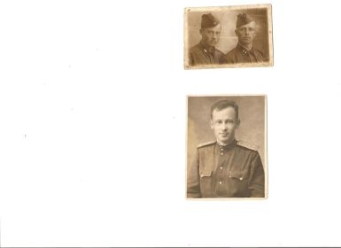Курсант Симферопольского военного училища (слева) и после выписки из госпиталя