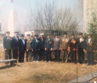 Наш дед с ветеранами с. Городище