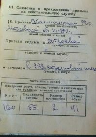 Военный билет