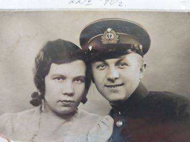 С женой Зоей Васильевной, 22.05.1940
