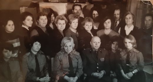 служба в Калиниском райвоенкомате г. Ленинграда (послевоенные годы)