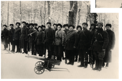 партизанский отряд Тихий, Владимир Морозов шестой слева