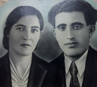 Аслан Баласанович с супругой Шушаник Газаровной.