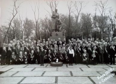 Встреча ветеранов войны 9 мая 1988г п. Савинцы