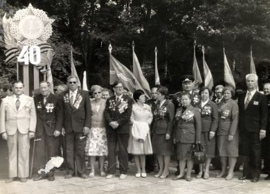 Встреча ветеранов в честь празднования 40 летия Победы