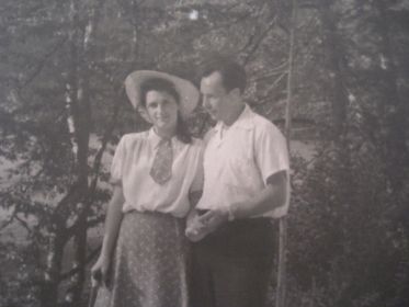 Горбунов П.П. с женой Рудаковой Ириной Сергеевной