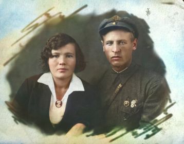 Яковлев А.И. с женой Чусовитиной Марфой Михайловной