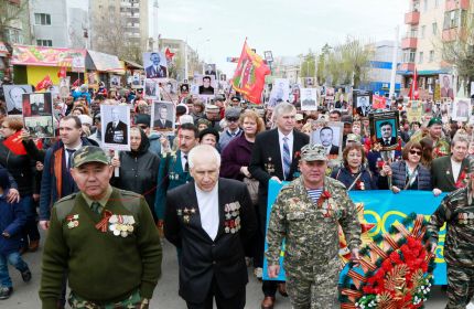 9 мая 2015, в колонне &quot;Бессмертного полка&quot;