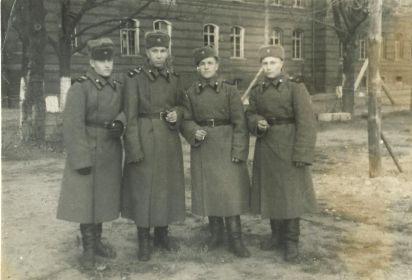 1949_Польша_г.Оппельн_с товарищами по службе (Кашичкин И.С. слева третий)