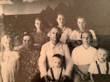 Семья фронтовика 1955 год