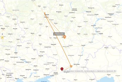 Карта боевого пути