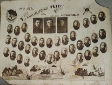 Выпуск командиров взвода ТКПУ 1941, в городе Тамбове