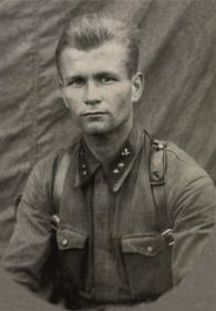 лейтенант Шибашов И.Ф. июль 1941 г. Западный фронт