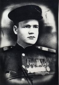 Щелканов Н.И. в военной форме.1945 год