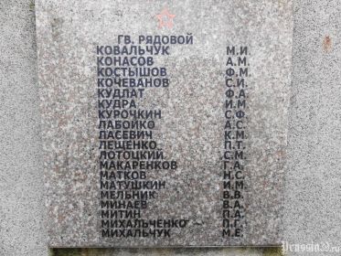 п. Пушкино, Нестеровский р-н. (могила №7, 5-й от сев.края, в 1-м ряду). Фото 5