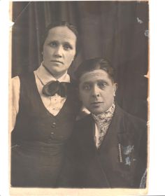 Иван Иванович Красильников с женой Ольгой Михайловной. Последнее фото