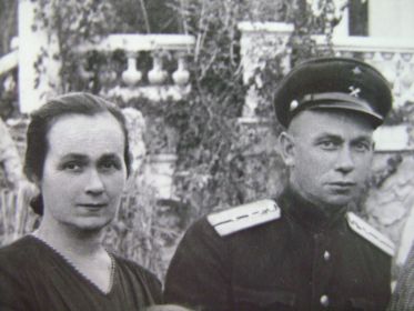 Петр Захаров с женой Верой