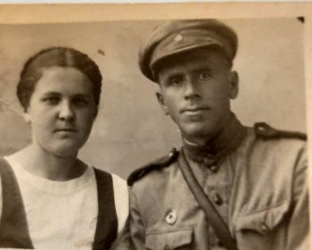 Июль 1943 года. Янина и Алексей Сергеевы