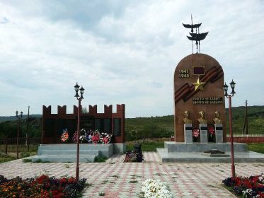 Мемориал воинской славы в селе Подгорное(Воскресенское),Восточно-Казахстанская область,Самарский район(ныне Кокпектинский район)