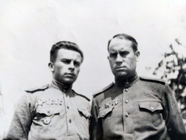 Шубин К.П. и Шалаев С.Н. - Чехословакия - 1945 г.