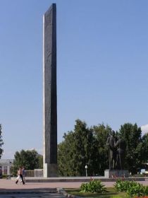 Имя героя  увековечено на Мемориале Славы в городе Барнауле.