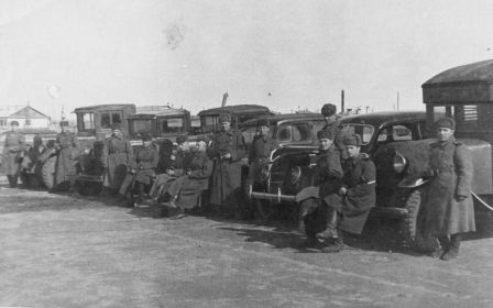 Дальневосточный фронт. 1939 -1948 г.г. Первый слева - Кругов Иван Петрович.