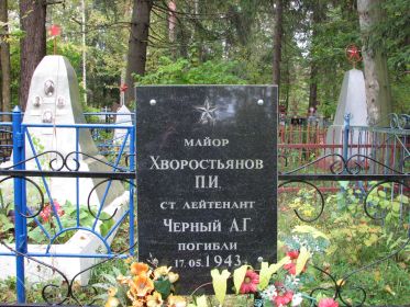 могила на городском кладбище г. Киржач
