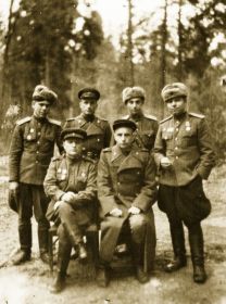 Весна 1944 - Командный состав 252-го стрелкового полка, 83-й гвардейской дивизии, 11-й гвардейской армии, Ленинградский фронт