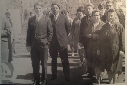 Василий Холодков, Михаил Макеев,Екатерина Макеева,Зайцев Юрий.(слева направо).