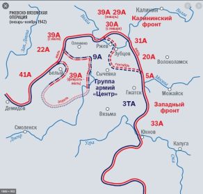 Ржевско-Вяземская операция январь-ноябрь 1942