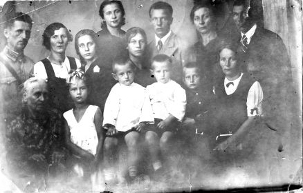 Семья Виноградовых-Худяковых, Ленинград, 1939 год