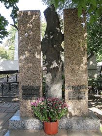 Место захоронения К.Д. Воробьева на Никитском воинском кладбище города Курска