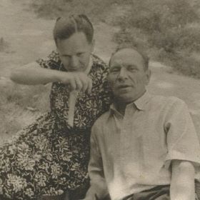 После войны Петр Александрович  с сестрой Клавдией