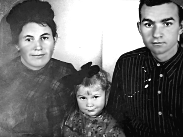 Рудой Василий с женой и дочерью