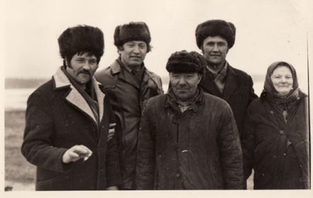 с родными