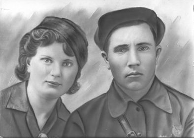 Довоенный снимок Алексея Гавриловича с женой Марией.