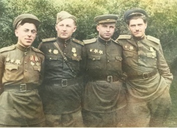 Слева-направо: Гольхов Ю.С., Тихонов А.И., Ульянов А.Г., Цесарский С.А.