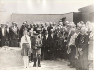 Село Панино. Участники ВОв, 1989 год.