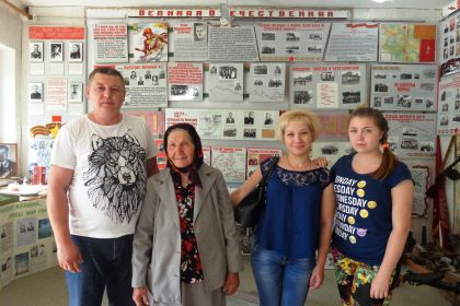 В мае 2016 года священную землю - место гибели своего прадеда посетил Лапин Сергей Валерьевич с семьёй.