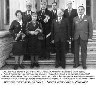 Встреча партизан 1966 год