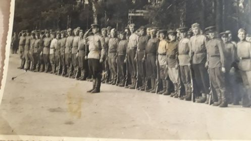 Боевые фотографии с однополчанами
