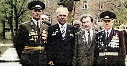 слева-направо: Алябьев Андрей Андреевич, Тупальский Константин Сергеевич, Шестаков В., Носов Михаил Степанович