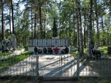 Место захоронения: в роще Редкая (в бр.м. в р-не ст.Перкярви)