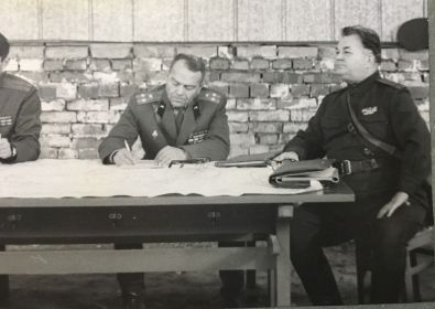 полковник Шибашов И.Ф. на командно-штабных учениях. ПВАИУ. середина 1960-х годов.