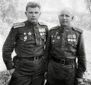 Сослуживцы по 3-му Гвардейскому Котельниковскому танковому Краснознаменному корпусу. Май 1945 год. Германия.